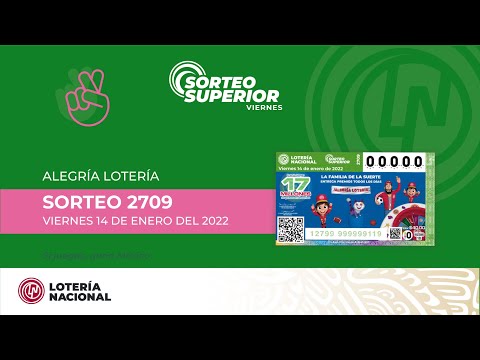 Sorteo Superior No. 2709 Alegría Lotería