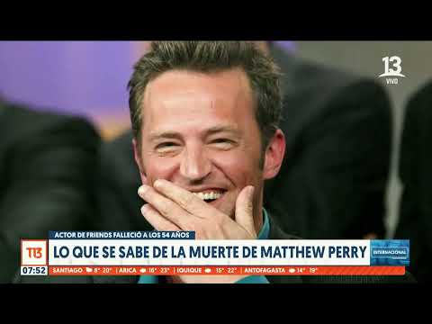 Lo que se sabe de la muerte de Matthew Perry