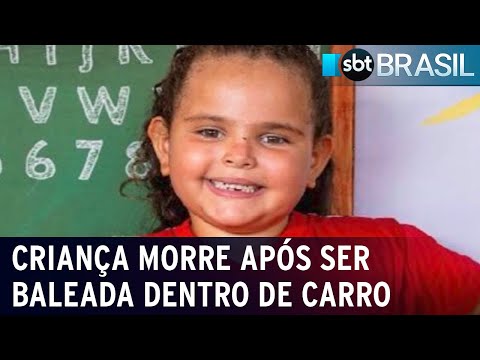 Menina de 6 anos morre após ser baleada dentro de carro em Minas Gerais | SBT Brasil (22/01/24)