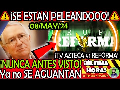 SE ESTAN PELEANDO ¡ Nunca visto REFORMA vs Tv Azteca !