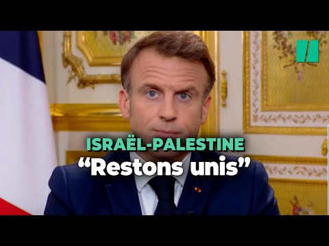 Face au conflit Hamas-Israël, Emmanuel Macron en appelle au « bouclier de l’unité » en France