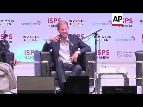 UK's Prince Harry talks about power of sport at Tokyo event