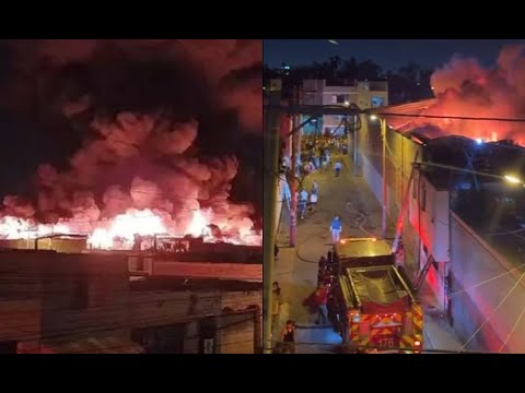 Barrios Altos: Almacén de juguetes arde en llamas y deja a familias sin hogar