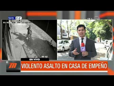 Violento asalto en Areguá