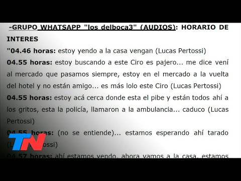 Caso Fernando | Los rugbiers sabían: lo chats  de WhatsApp y los cruces telefónicos