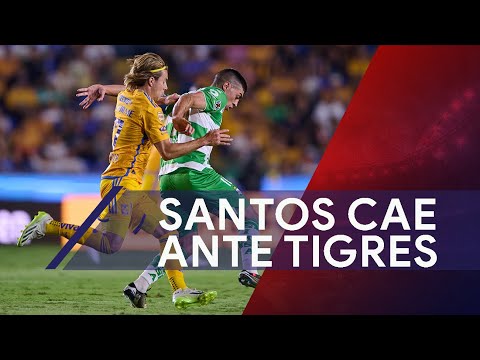 Santos Laguna cae 3-2 ante Tigres en el Volcán