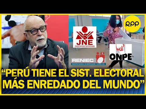 NUNES: “No hay otro sist. electoral en el mundo compuesto por 3 organismos electorales, sólo Perú”