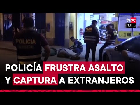 San Martín de Porres: Policía frustró asalto a minimarket y capturó a dos delincuentes
