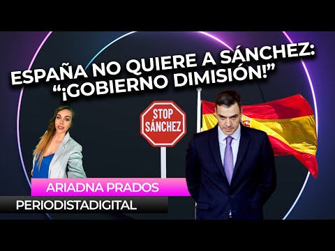 España no quiere a Pedro Sánchez: “¡Gobierno dimisión! ¡No al chantaje separatista!”