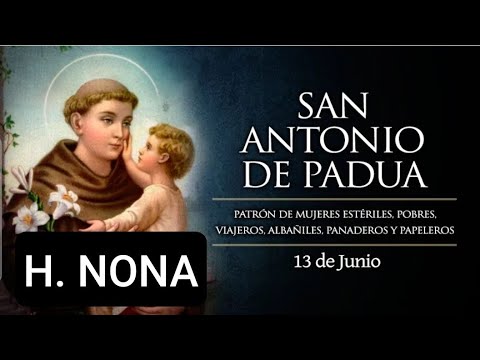 ? HORA NONA. JUEVES 13 DE JUNIO /24. LITURGIA DE LAS HORAS ?