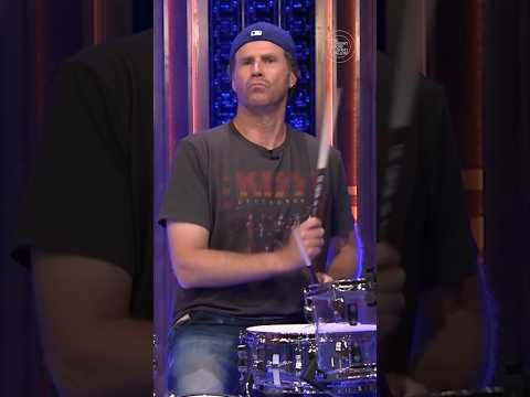 #WillFerrell & #RedHotChiliPeppers’ #ChadSmith go head-to-head in a drum-off! #Fallon10