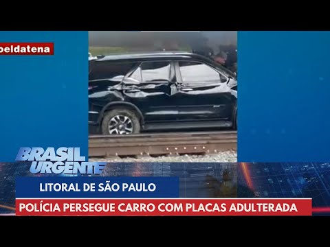 Tiros e perseguição no Guarujá, litoral de São Paulo | Brasil Urgente