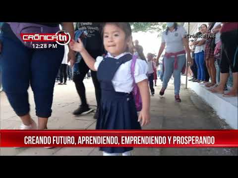 Estudiantes de Chontales inician año escolar 2021 con alegría - Nicaragua