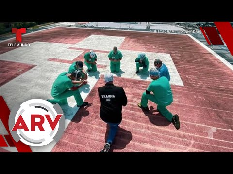 Entre llanto y angustia personal médico narra drama vivido por pandemia | Al Rojo Vivo | Telemundo
