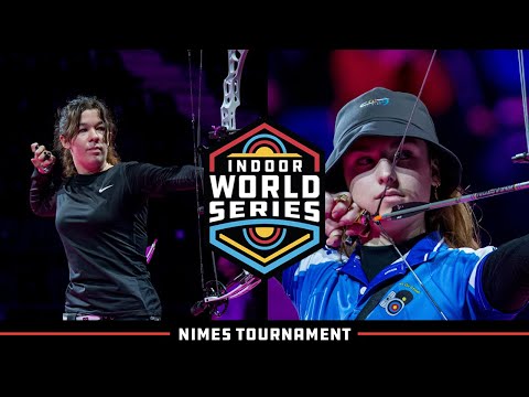 Archery 🏹 Natacha Stutz v Candice Cadronet – compound women (U21) gold | 2022 Nimes Tournament