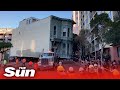 139-year-old San Francisco Victorian home is moved by truck