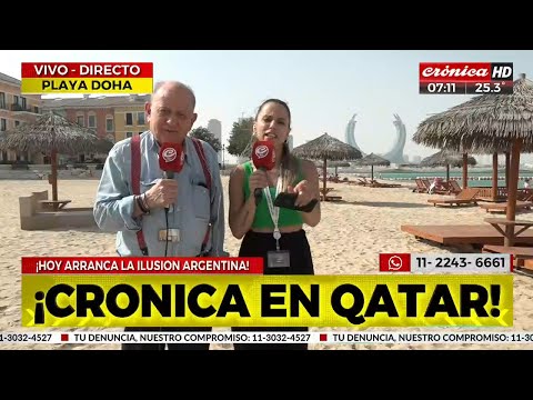 Crónica en Qatar: arranca la ilusión Argentina