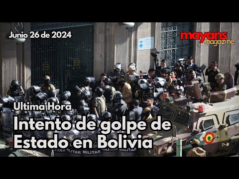 Noticia de Última Hora. Golpe de Estado en Bolivia contra el presidente LUIS ARCE