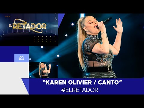 El Retador / Karen Olivier / Retador canto / Mejores Momentos / Mega