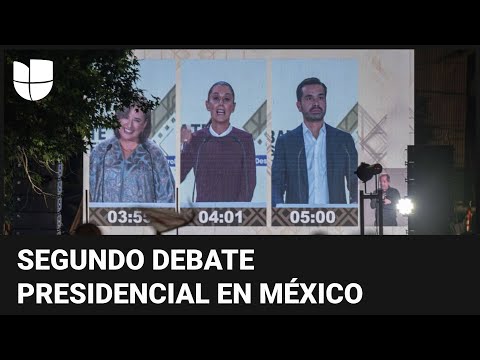 Los mejores momentos del segundo debate presidencial en México