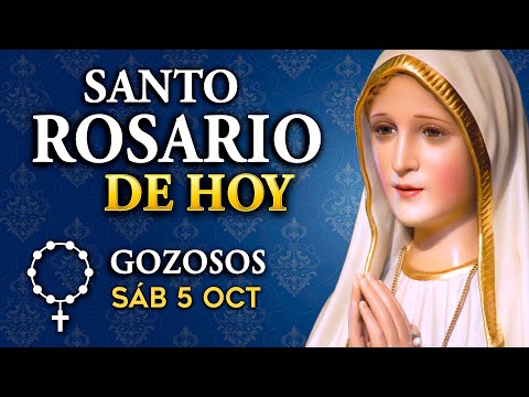 ROSARIO de HOY sábado 5 de octubre 2024 | Misterios Gozosos del Santo Rosario