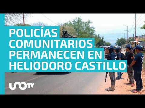 Policía comunitaria de Heliodoro Castillo toma seguridad de Leonardo Bravo en Guerrero