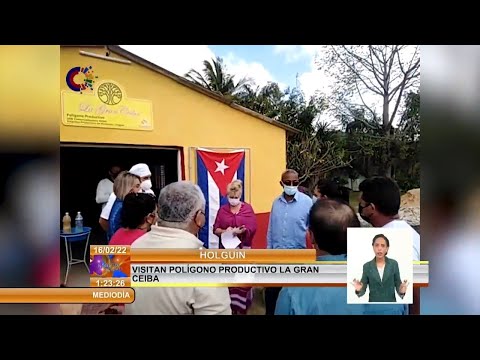 Cuba: Visitan polígono productivo La Gran Ceiba en Holguín