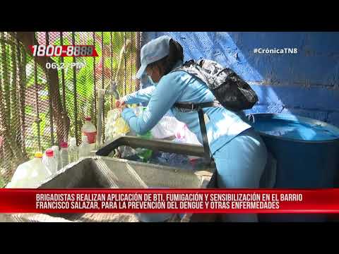 Eliminan criaderos de zancudos en el barrio Francisco Salazar – Nicaragua