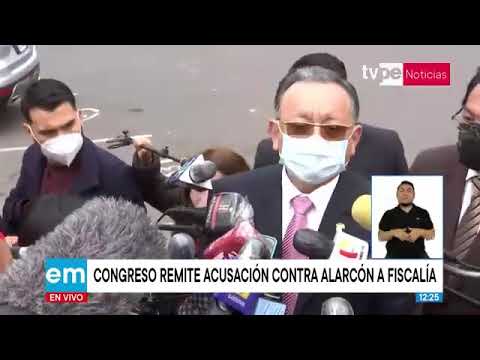 Congreso remite acusación contra Edgar Alarcón a Fiscalía