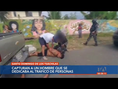 Policía Nacional capturó a un hombre que presuntamente se dedicaba al tráfico de personas