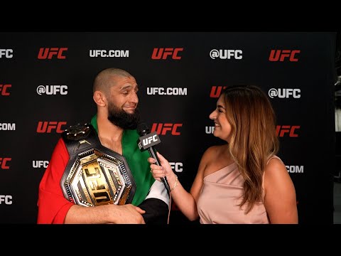 Khamzat Chimaev Backstage Interview | UFC 319