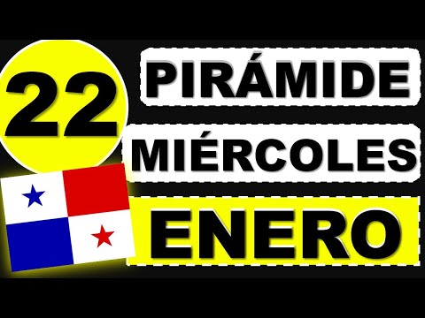 Pirámide de la Lotería de Panamá para Miercoles 22 de Enero 2025 Decenas Suerte Sorteo Miercolito