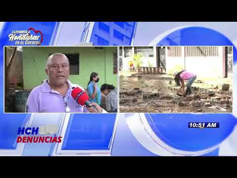 #HCHYojoa | Canal de alivio rebalsa provocando estragos en casas y escuela de La Guama