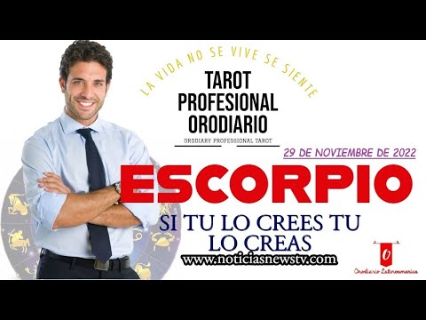 HOROSCOPO DE HOY ESCORPIO ? DEJA LA NEGATIVIDAD ? 29 de Noviembre De 2022 #escorpio #tarot