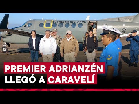 Sismo de 7.0 en Arequipa: premier Gustavo Adrianzén llega a Yauca, Caravelí
