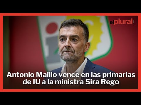 Antonio Maíllo gana las primarias de IU a Sira Regó y será el líder de la formación política