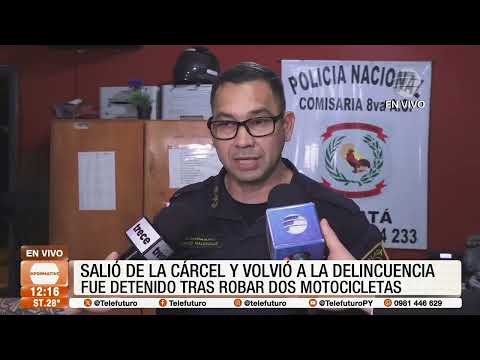 Salió de la cárcel y volvió a la delincuencia