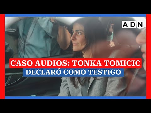 Caso Audios: Tonka Tomicic declaró como testigo