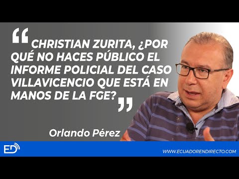 CHRISTIAN ZURITA,¿Por qué no HACES PÚBLICO el INFORME del caso VILLAVICENCIOq está en MANOS d la FGE