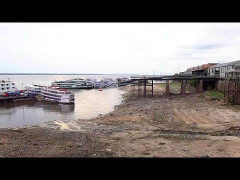 Rivers fall to record low In Brazil’s Amazon