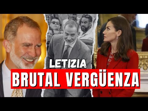BRUTAL VERGÜENZA de Letizia Ortiz HACIA Felipa VI PÚBLICAMENTE