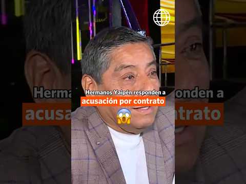 MÁS ESPECTÁCULOS | Hermanos Yaipén responde a acusación de contrato | #shorts