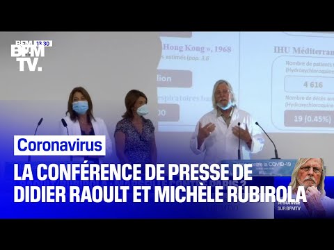 Coronavirus: la conférence de presse intégrale de Didier Raoult, Michèle Rubirola et Martine Vassal