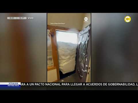 Un tornado causó destrozos en Salto, Uruguay ? HNT a las 8 ? 04-03-24