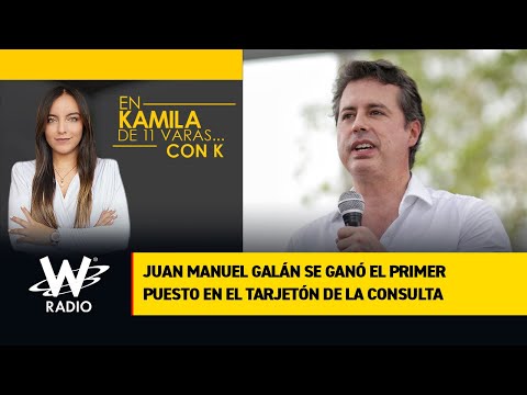 Juan M. Galán se ganó el primer puesto en el tarjetón de la consulta; Alejandro Gaviria, el último