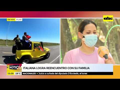 Italiana logra reencuentro con su familia después de 40 años
