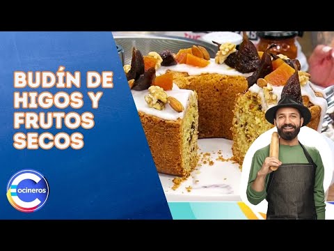 Receta de BUDÍN HÚMEDO de higos, zapallo y frutos secos | Fácil y delicioso para el mate