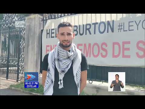 En Cuba jóvenes residentes en la Franja de Gaza dan su testimonio sobre el crimen contra Palestina