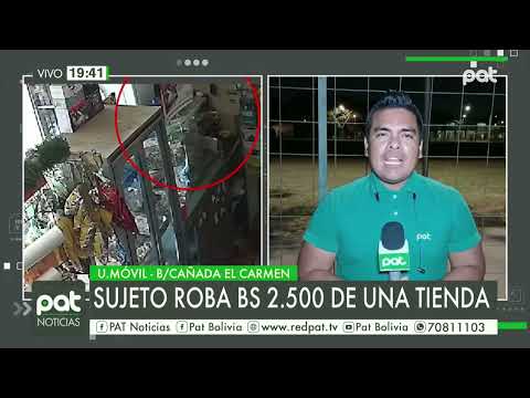 Sujeto roba 2.500 bs de una tienda el barrio Cañada el Carmen