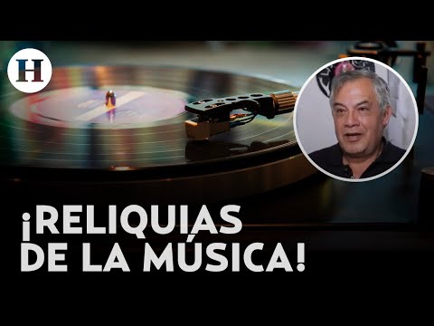 Coleccionista de discos vinilos o de acetato, hizo de su hobbie un negociazo en CDMX